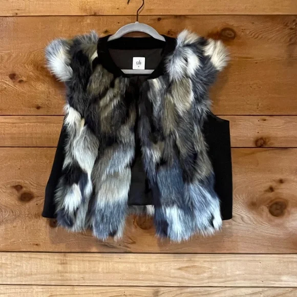 Cabi faux fur deals vest
